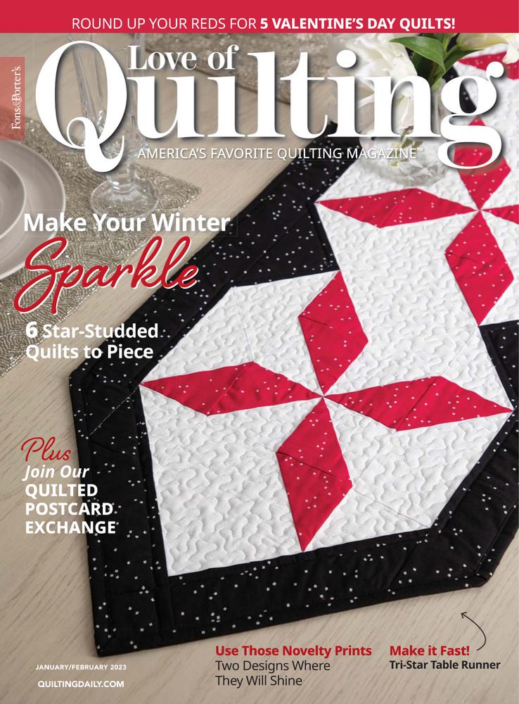 Fons-and-Porters-Love-of-Quilting January 01, 2023 Issue Cover