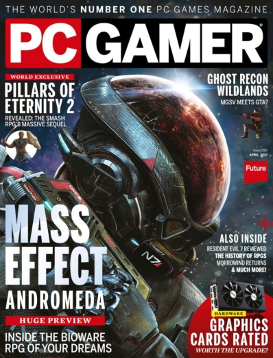PC Gamer (US Edition) April 01, 2017 Issue Cover