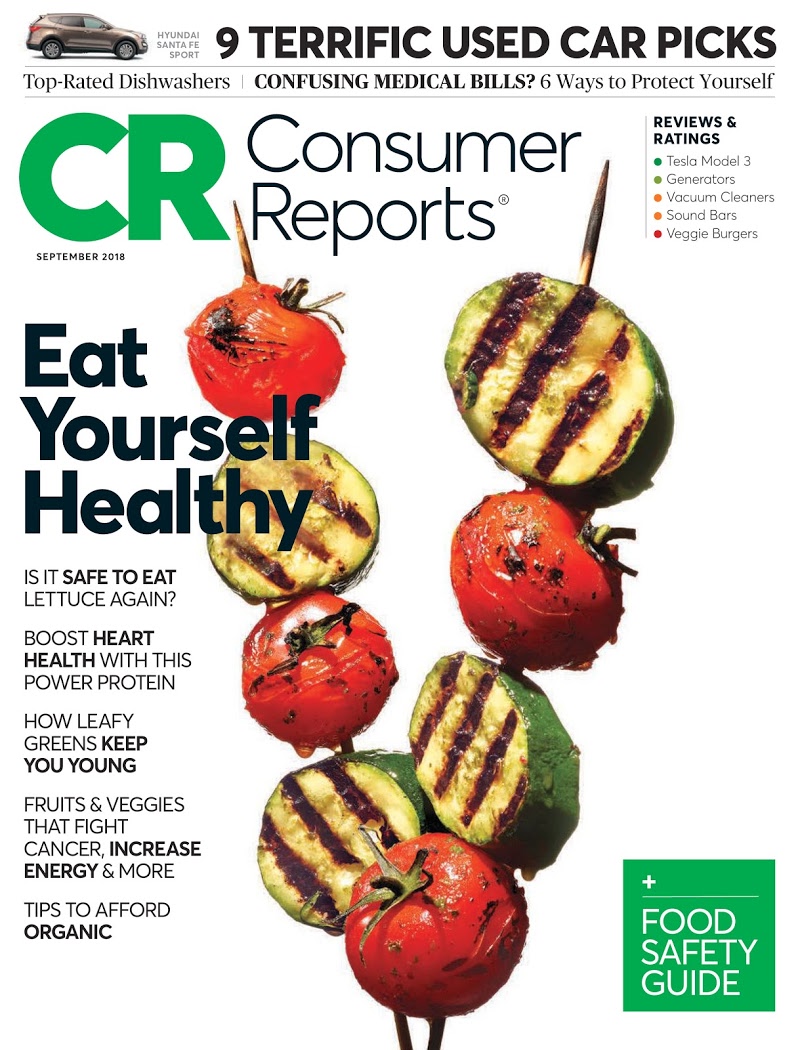 Consumer-Reports September 01, 2018 Issue Cover