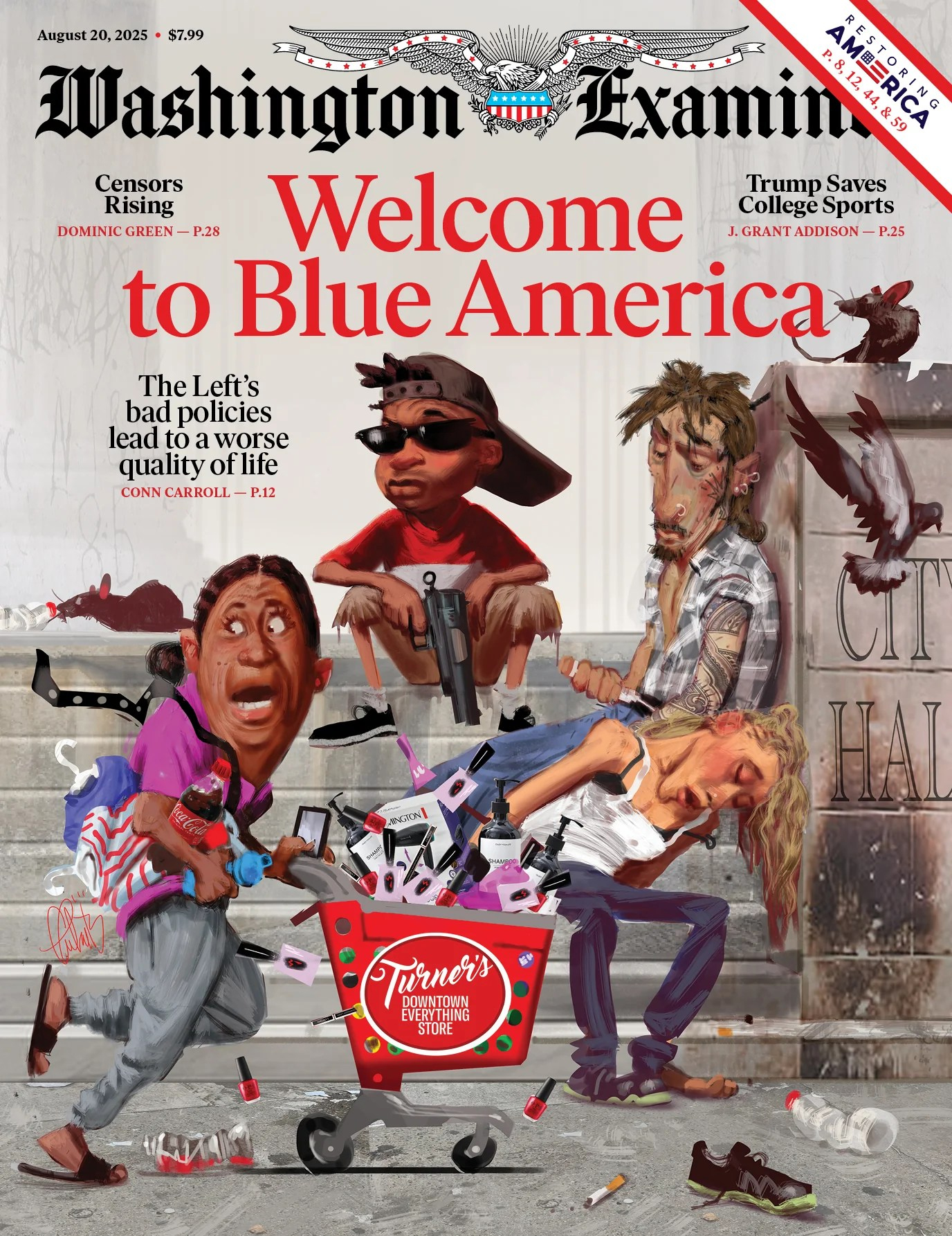 Washington-Examiner August 20, 2025 Issue Cover