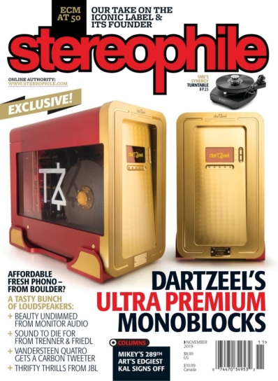 Stereophile November 01, 2019 Issue Cover