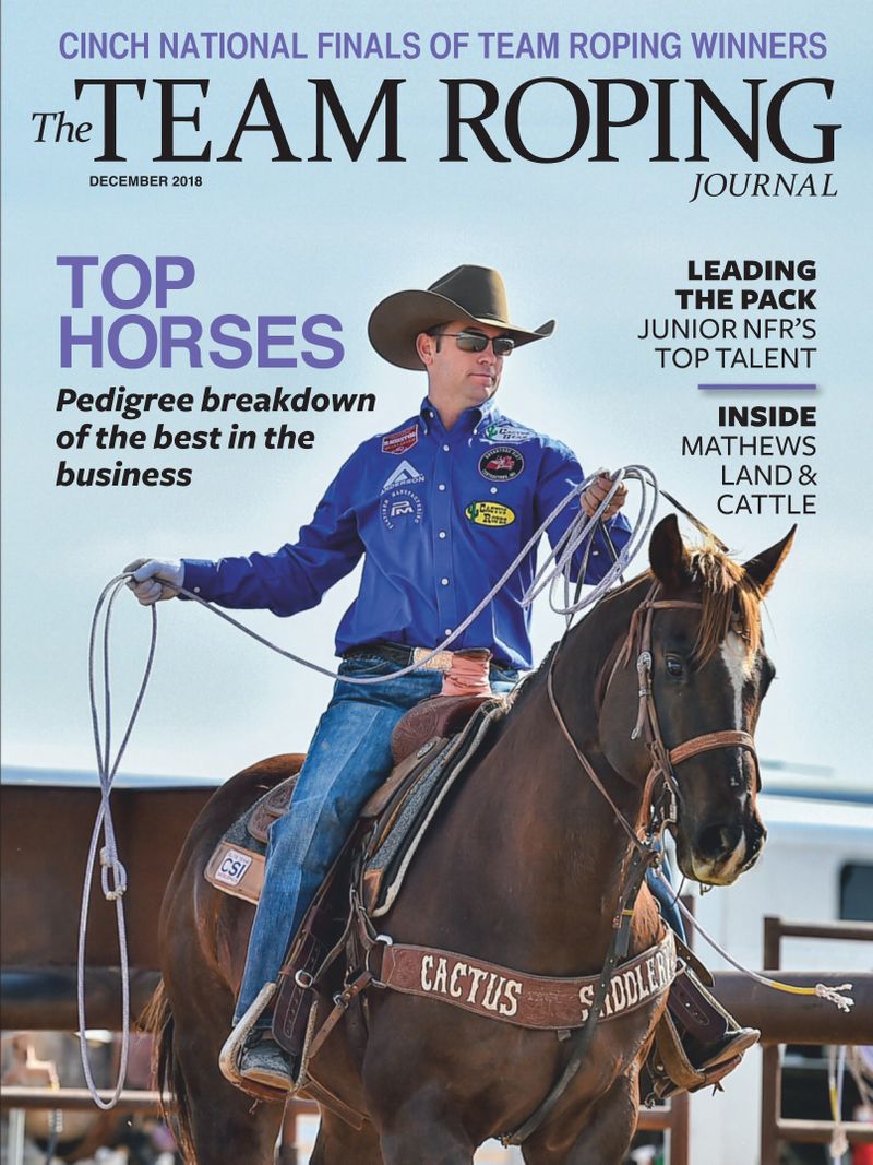 The-Team-Roping-Journal December 01, 2018 Issue Cover