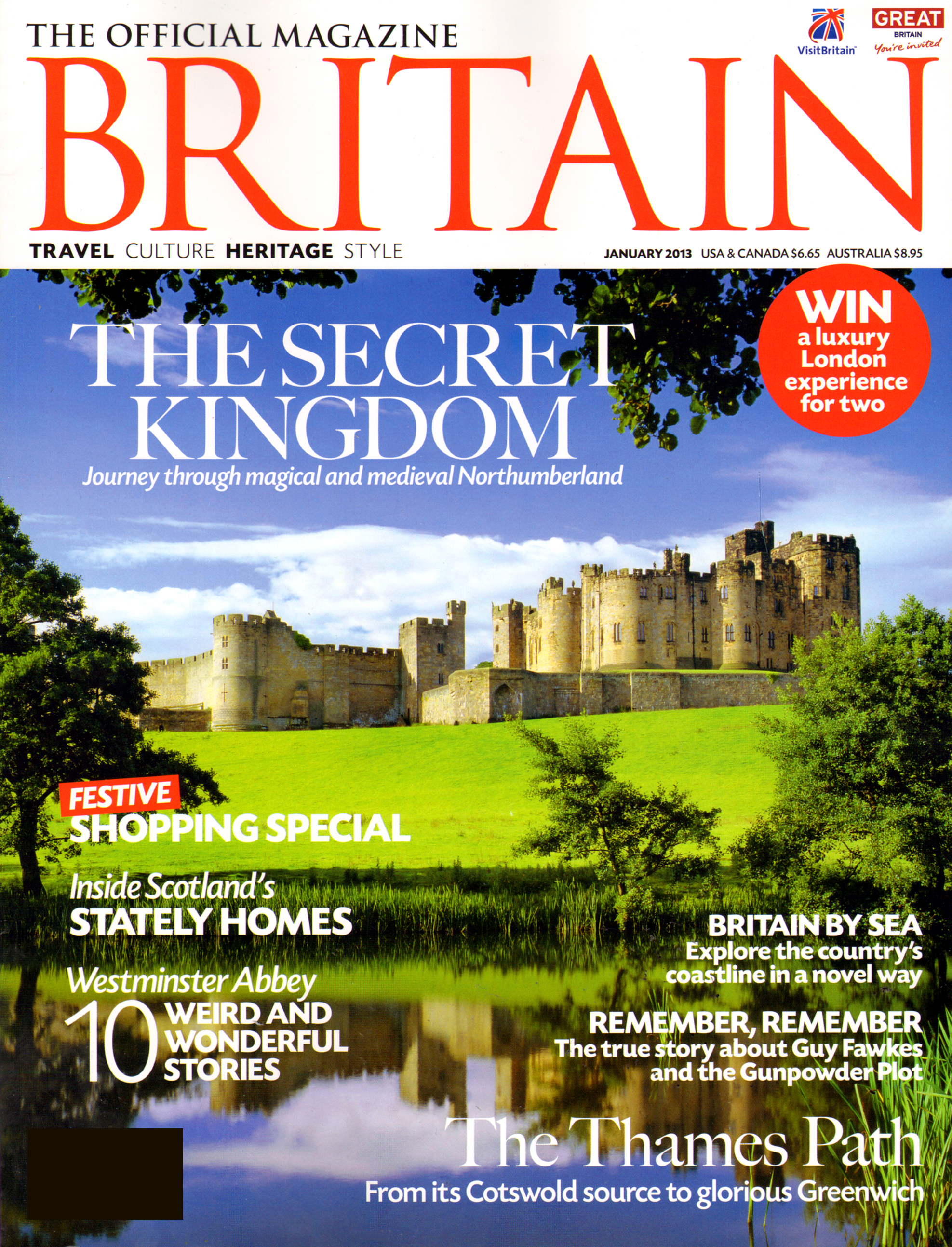 Britain January 01, 2013 Issue Cover