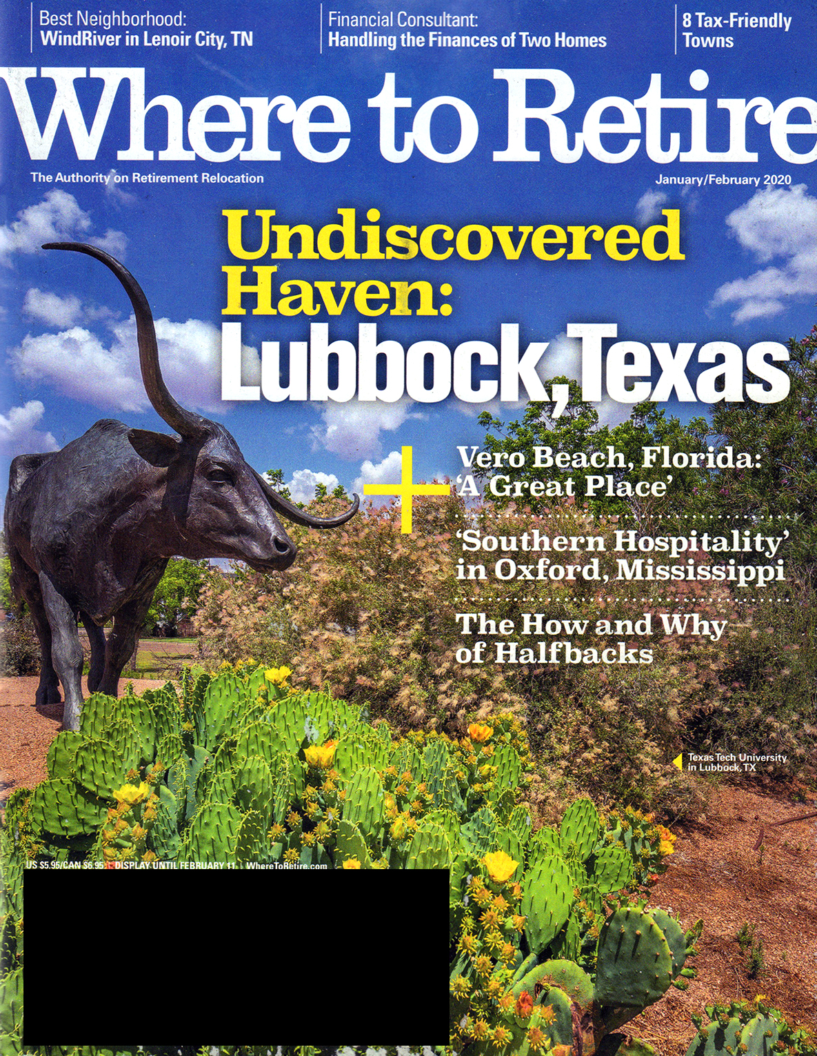 Where-To-Retire January 01, 2020 Issue Cover