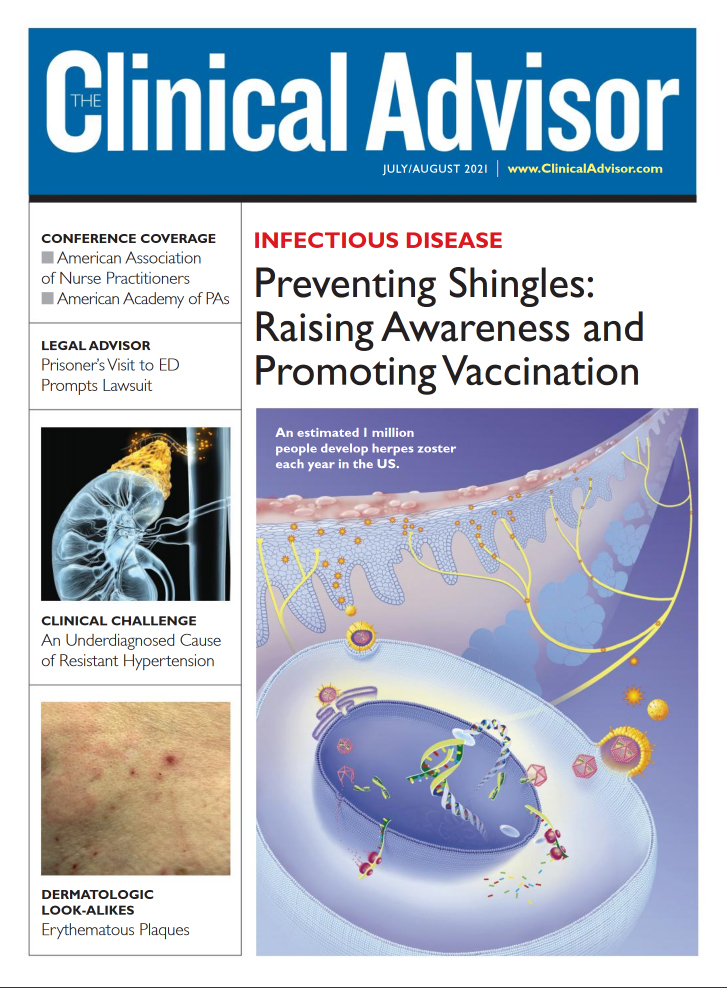 Clinical-Advisor July 01, 2021 Issue Cover