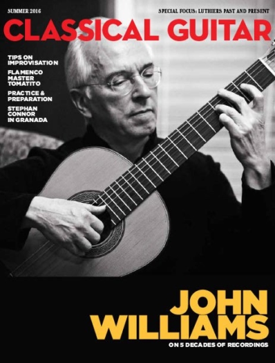 Classical Guitar June 01, 2016 Issue Cover