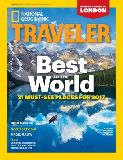 National Geographic Traveler December 01, 2016 Issue Cover