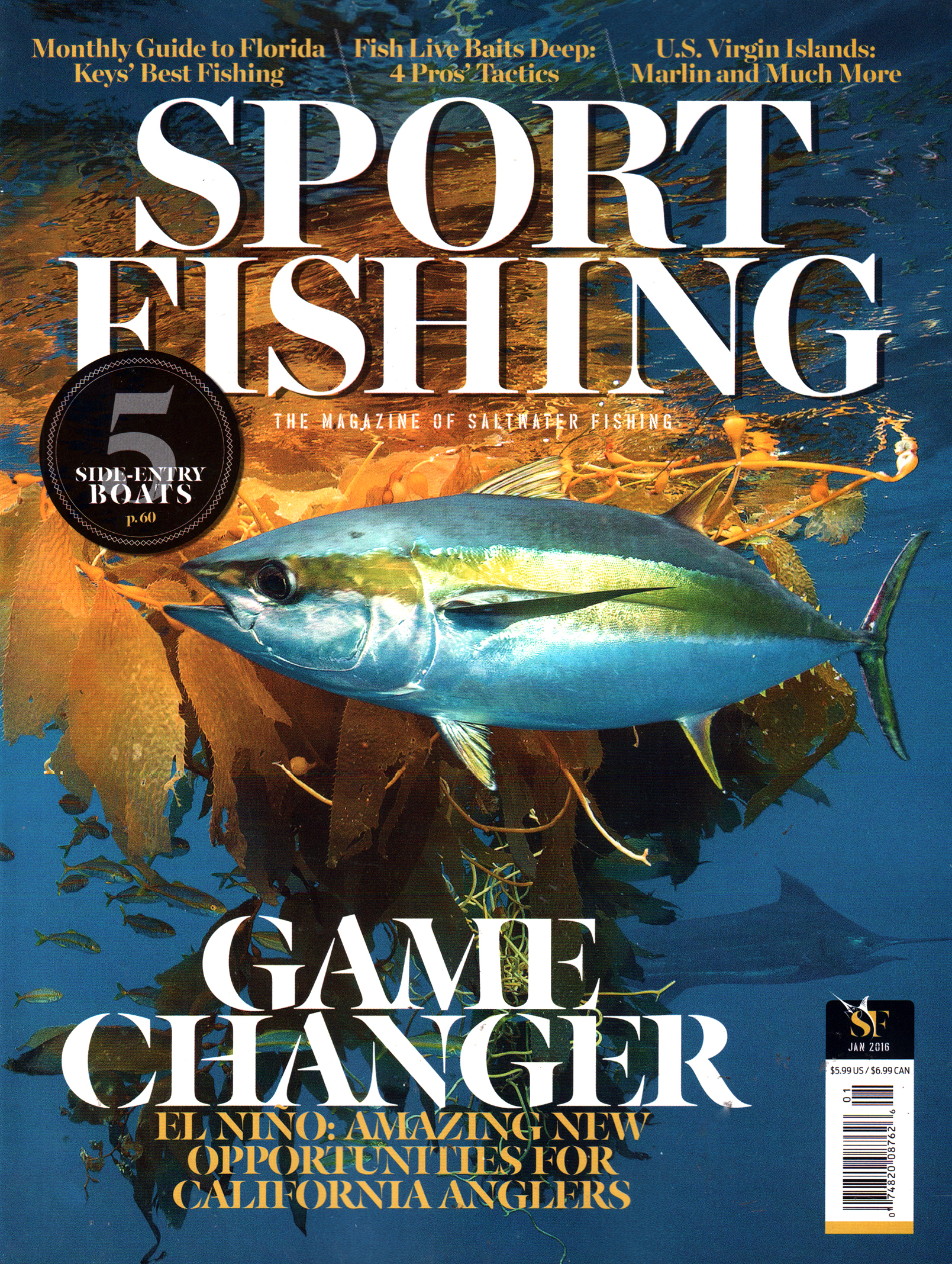 Sport-Fishing January 01, 2016 Issue Cover