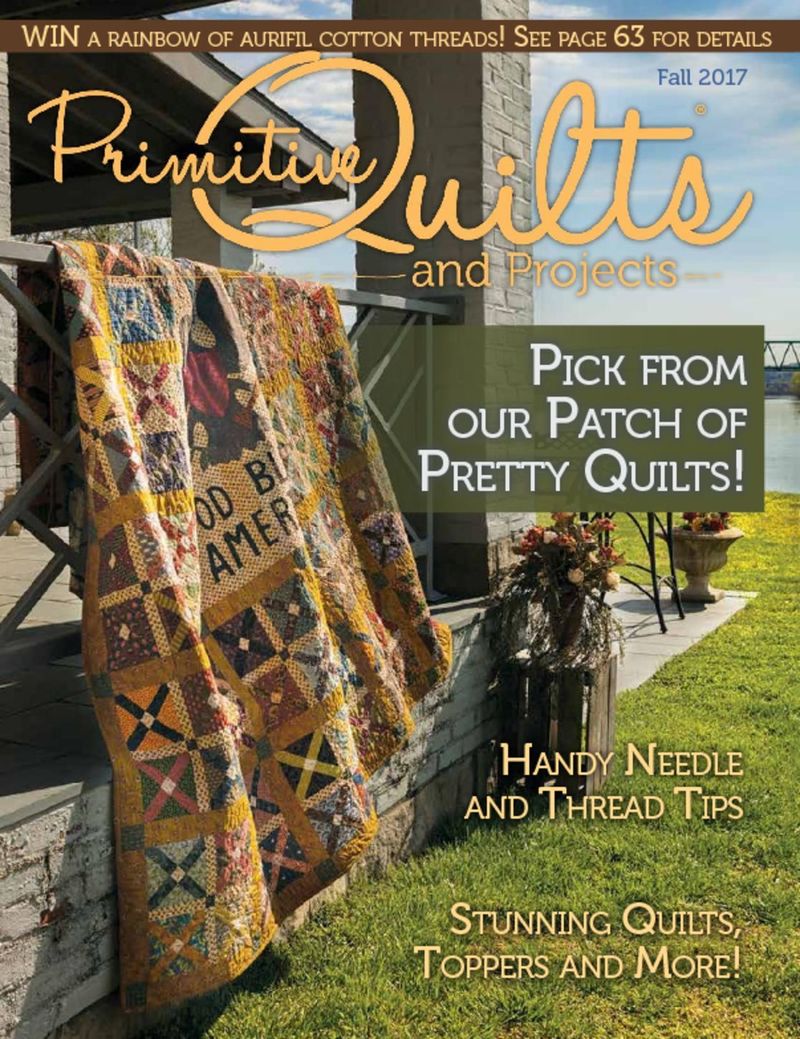 Primitive-Quilts-and-Projects September 01, 2017 Issue Cover