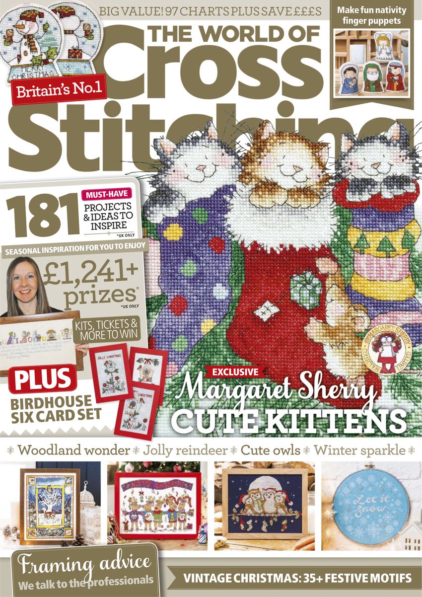 The-World-of-Cross-Stitching December 01, 2018 Issue Cover