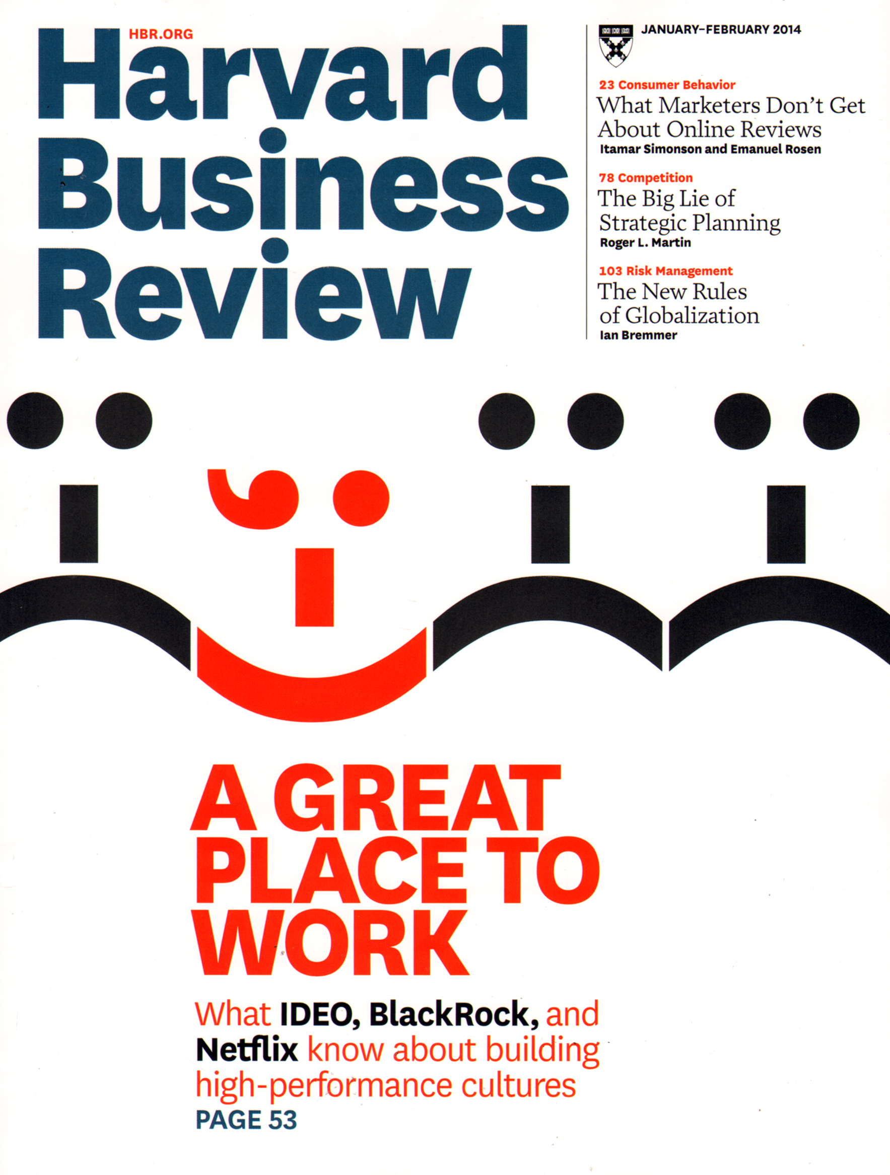 Harvard-Business-Review January 01, 2014 Issue Cover