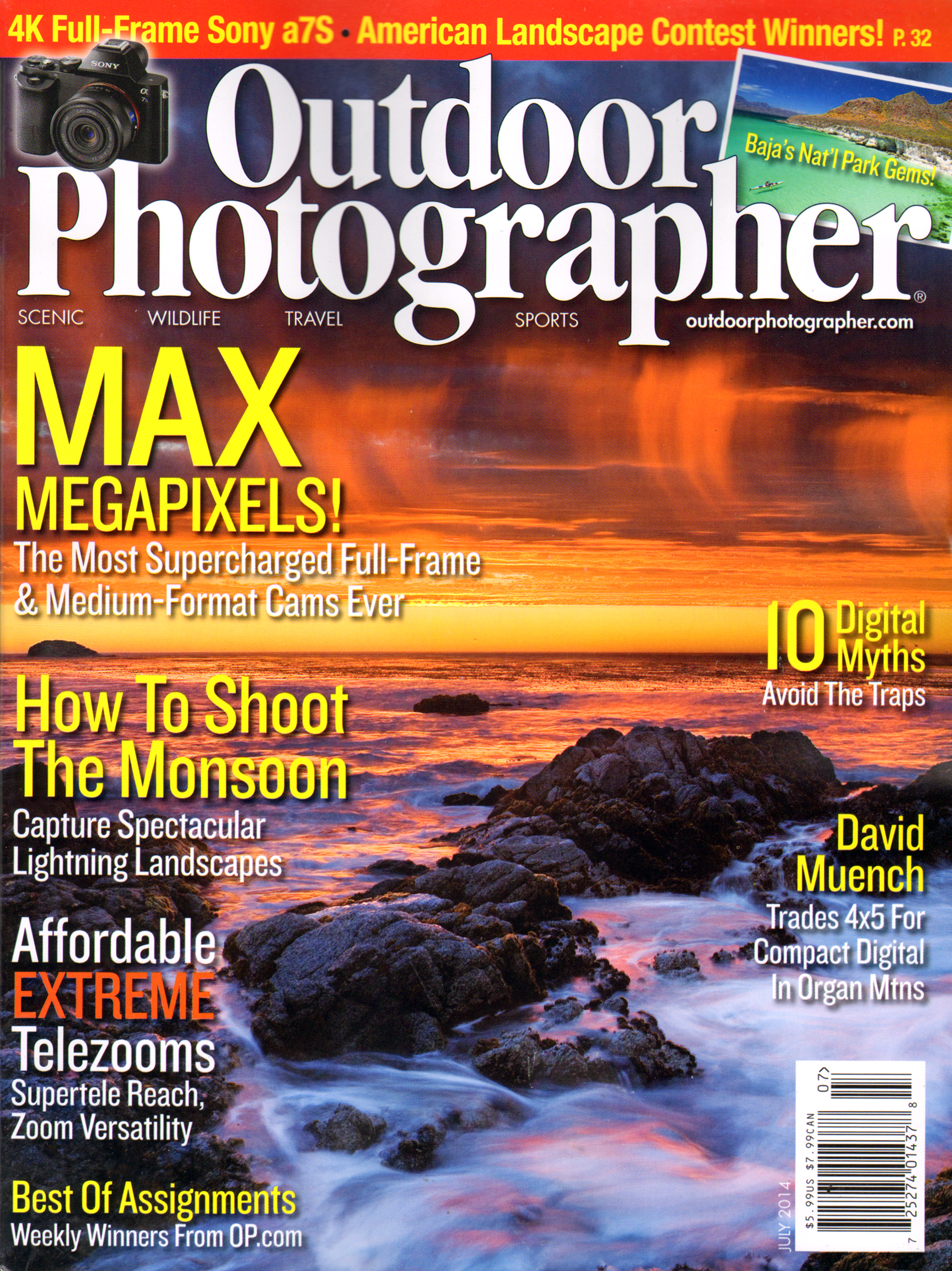 outdoor-photographer July 01, 2014 Issue Cover