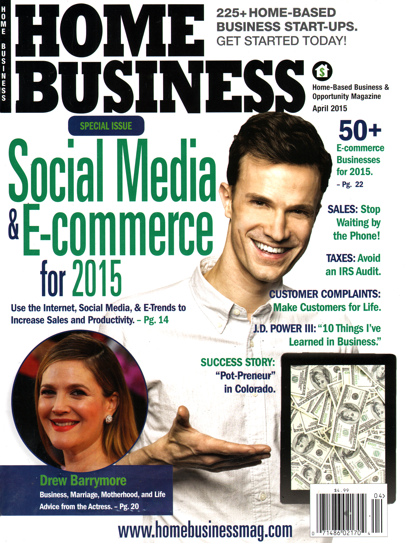 Home-Business-Magazine April 01, 2015 Issue Cover
