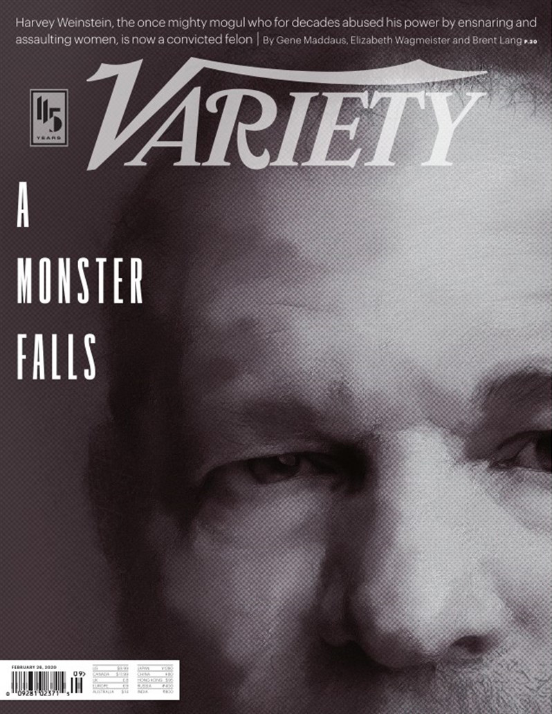 Variety February 26, 2020 Issue Cover