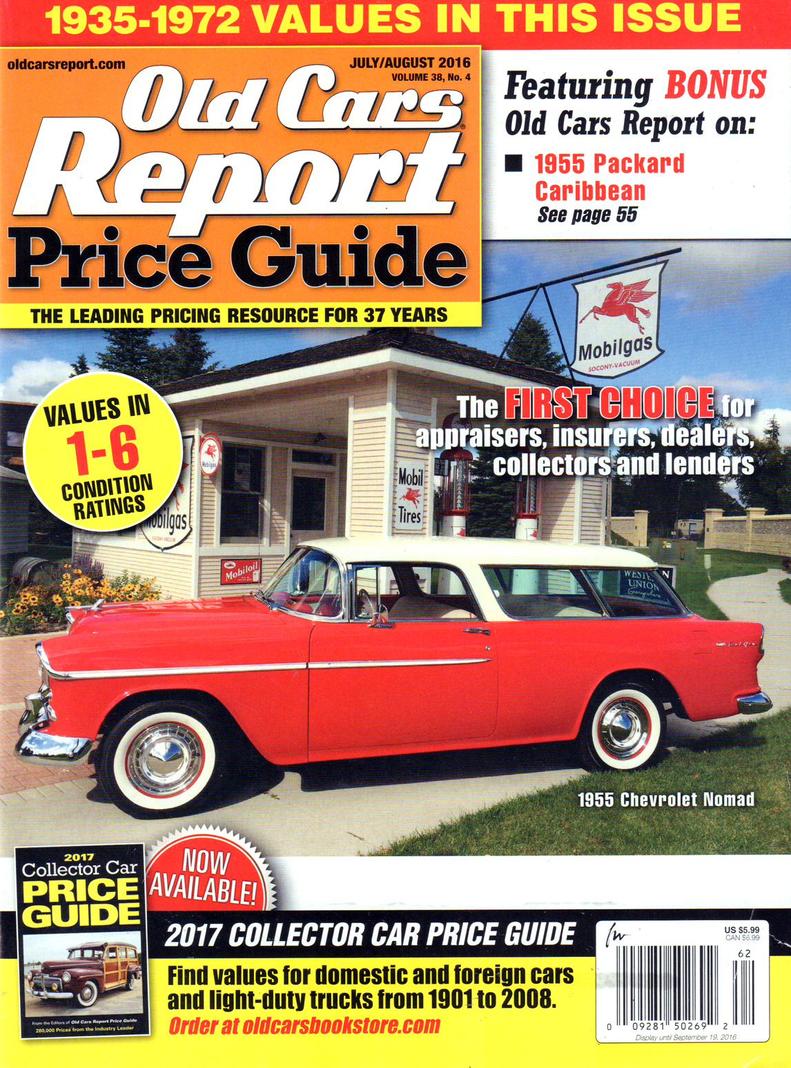 Old-Cars-Report-Price-Guide July 01, 2016 Issue Cover