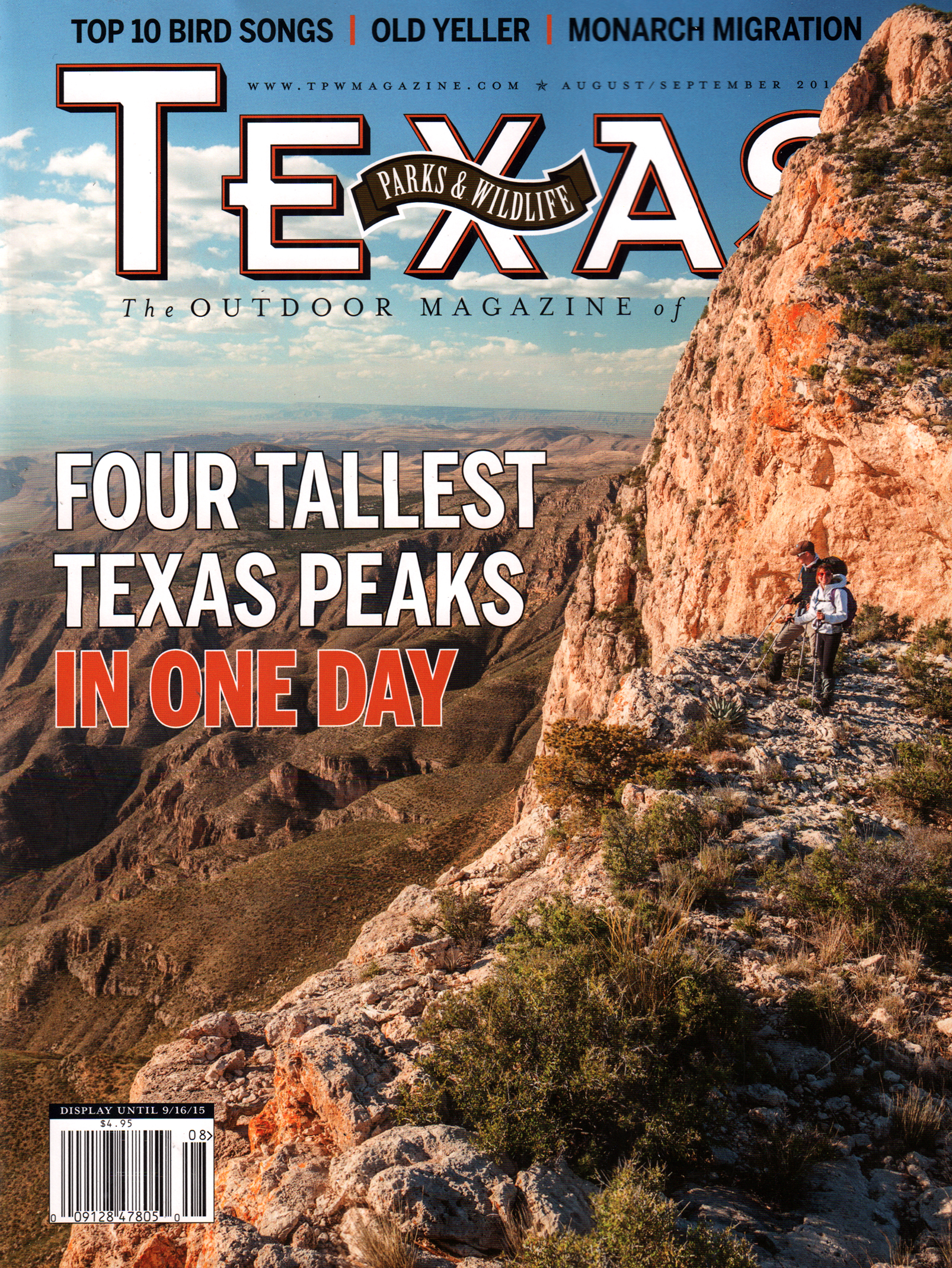 Texas-Parks-and-Wildlife August 01, 2015 Issue Cover