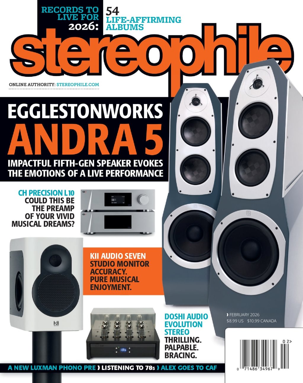 Stereophile February 01, 2026 Issue Cover