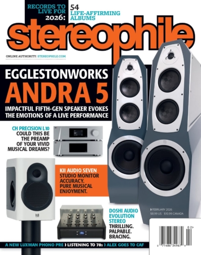 Stereophile February 01, 2026 Issue Cover