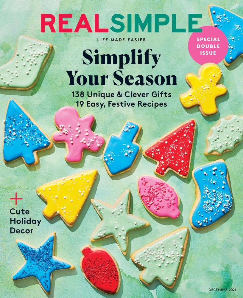 real-simple December 01, 2021 Issue Cover