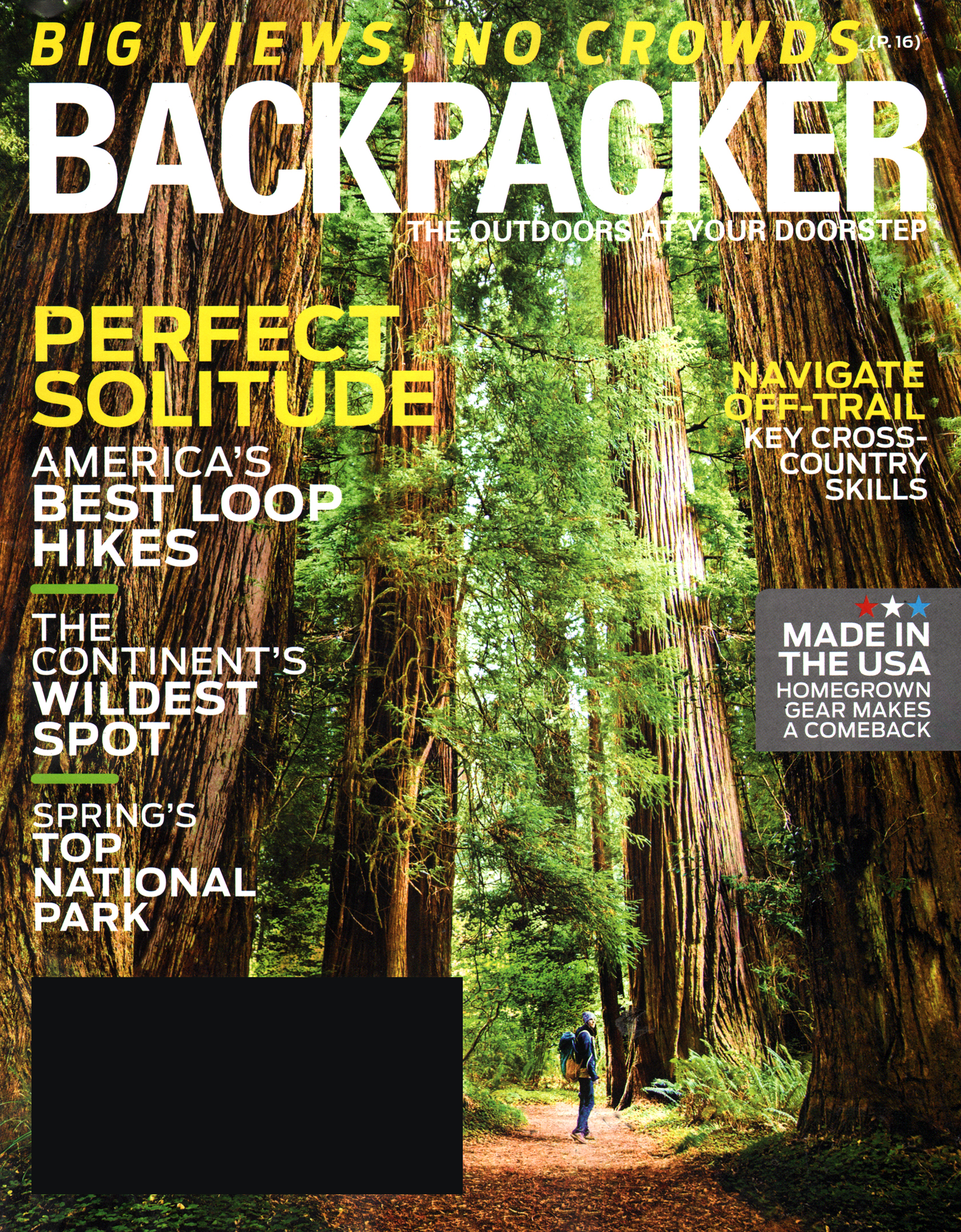 Backpacker March 01, 2015 Issue Cover
