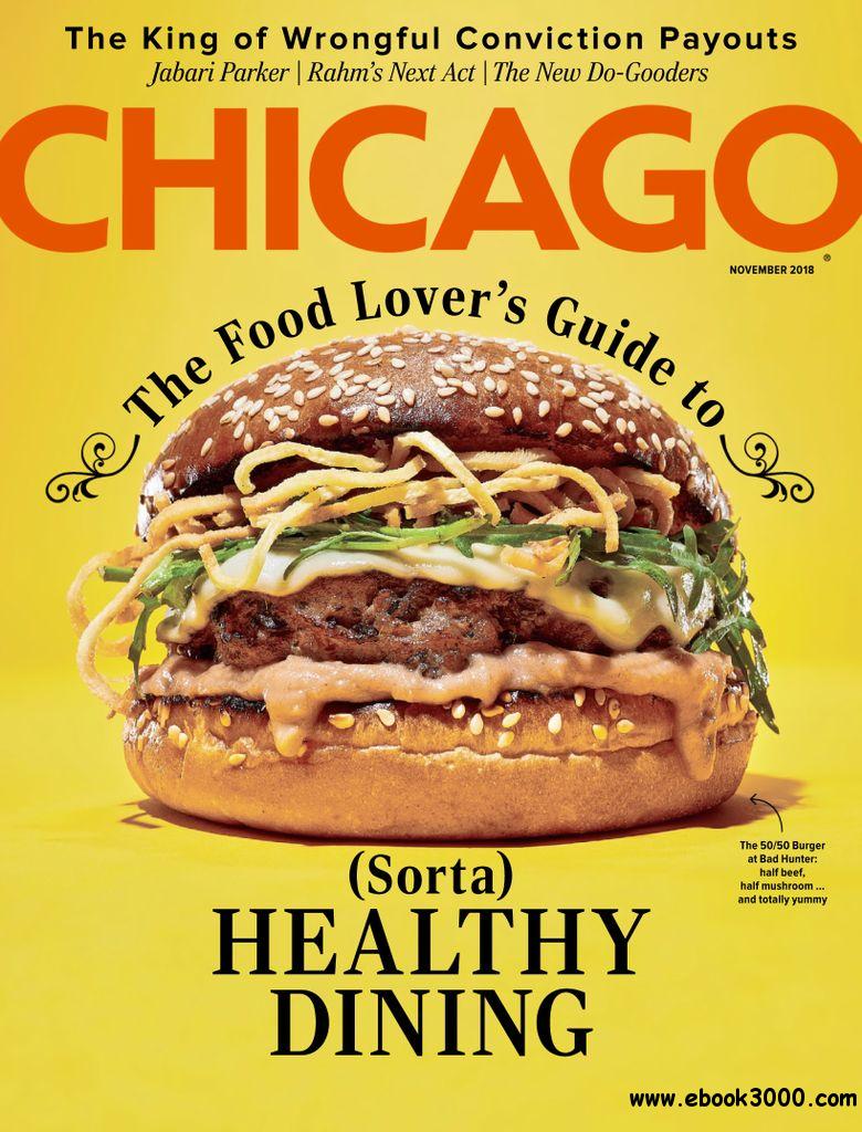 Chicago-Magazine November 01, 2018 Issue Cover