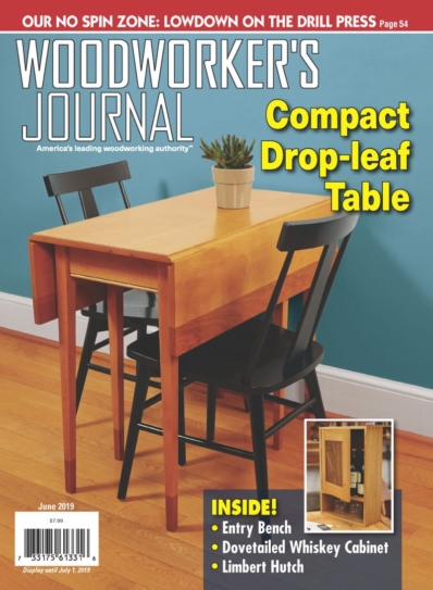 Woodworker's Journal June 01, 2019 Issue Cover
