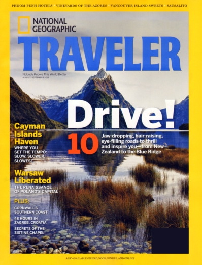 National Geographic Traveler August 01, 2013 Issue Cover