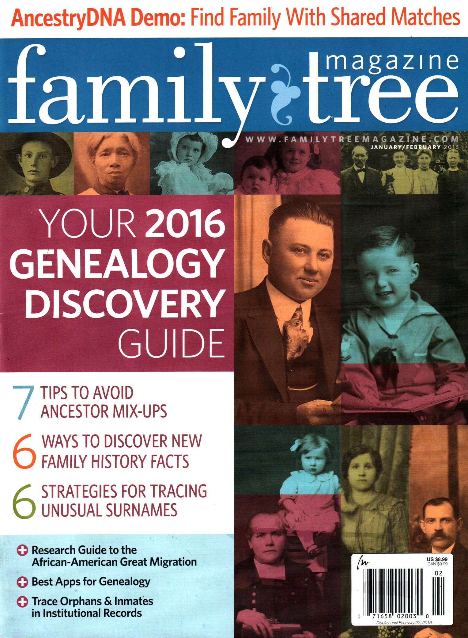 Family-Tree January 01, 2016 Issue Cover
