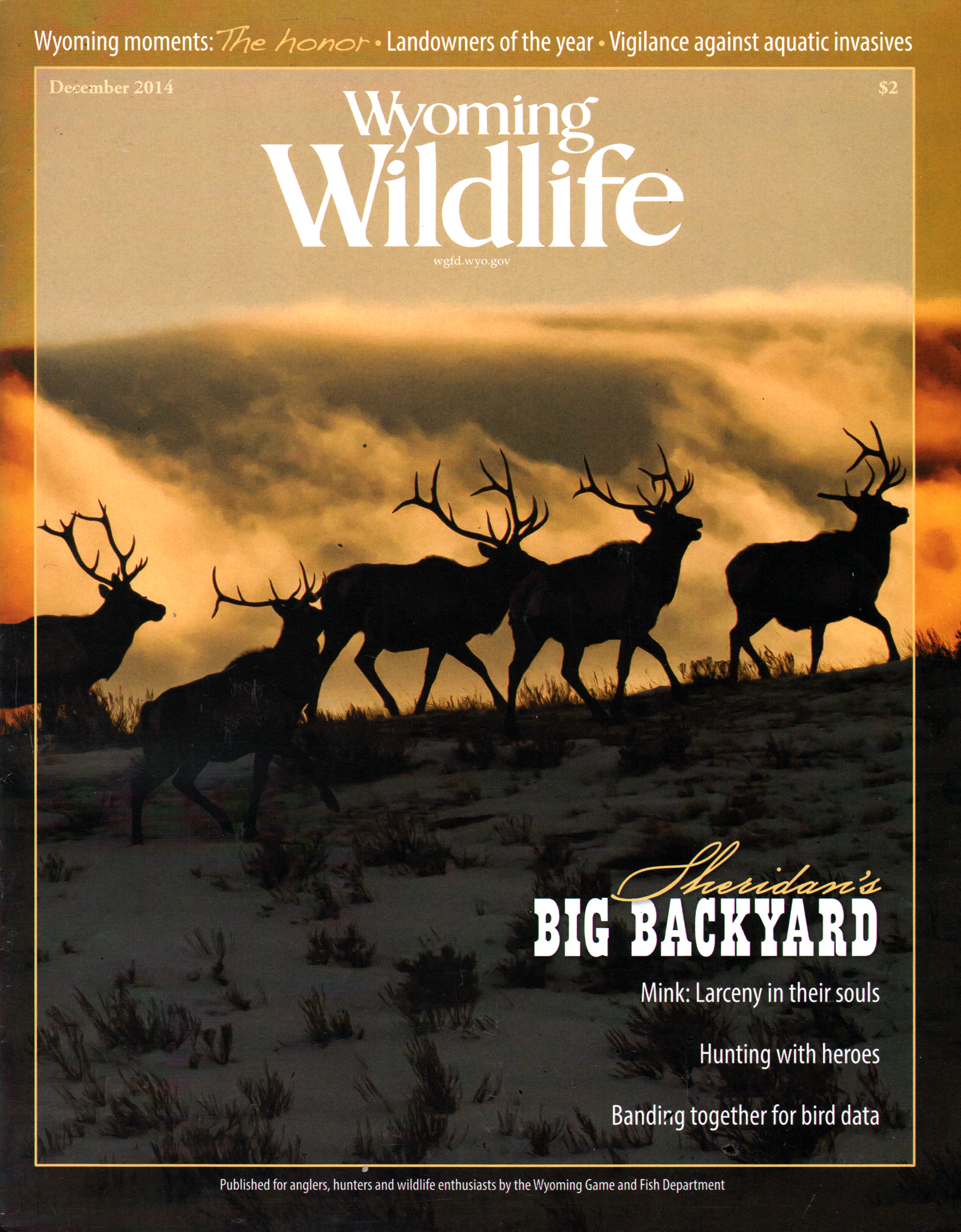 Wyoming-Wildlife December 01, 2014 Issue Cover