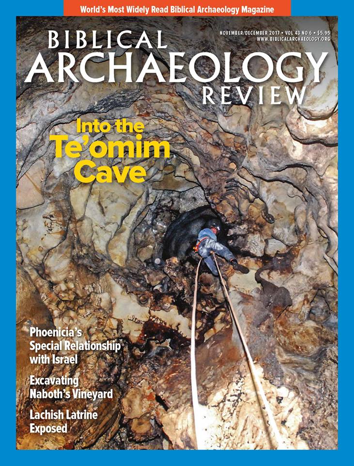 Biblical-Archaeology-Review November 01, 2017 Issue Cover