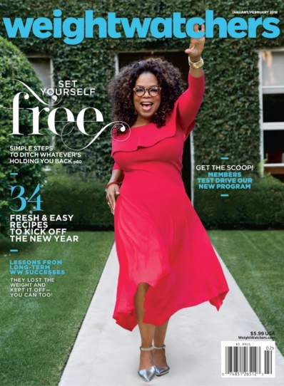 Weight Watchers Magazine January 01, 2018 Issue Cover