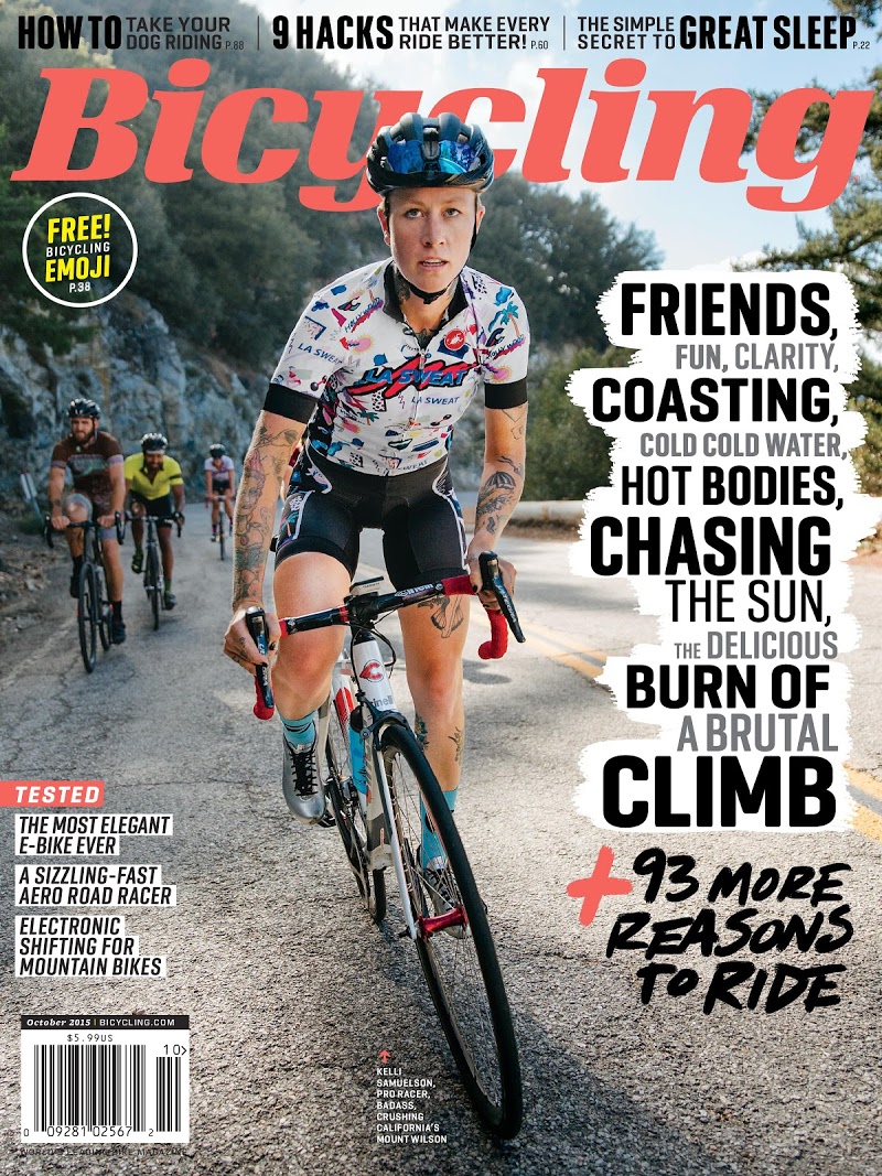 Bicycling October 01, 2015 Issue Cover