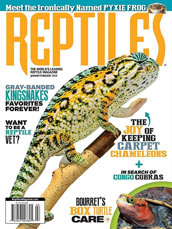 Reptiles January 01, 2018 Issue Cover