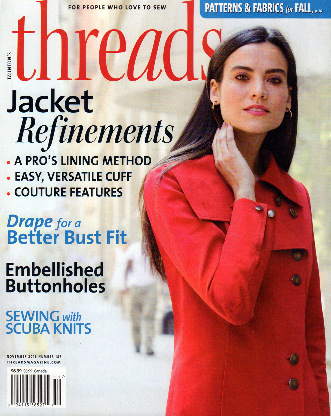 Threads November 01, 2016 Issue Cover