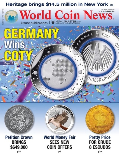 World Coin News March 01, 2018 Issue Cover