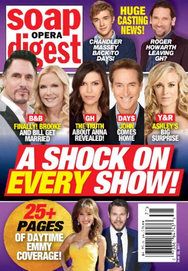 Soap-Opera-Digest May 22, 2017 Issue Cover