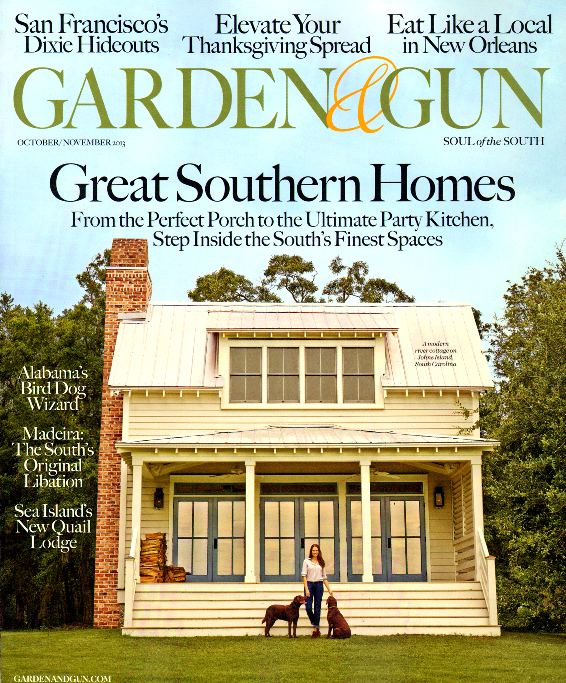 Garden-and-Gun October 01, 2013 Issue Cover