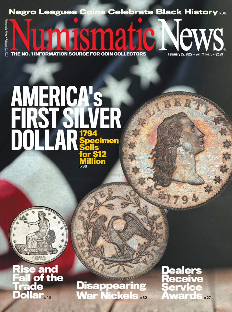 Numismatic-News February 22, 2022 Issue Cover