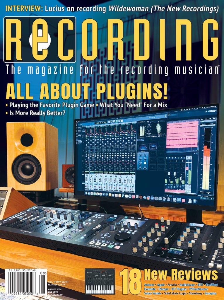 Recording-Magazine August 01, 2024 Issue Cover