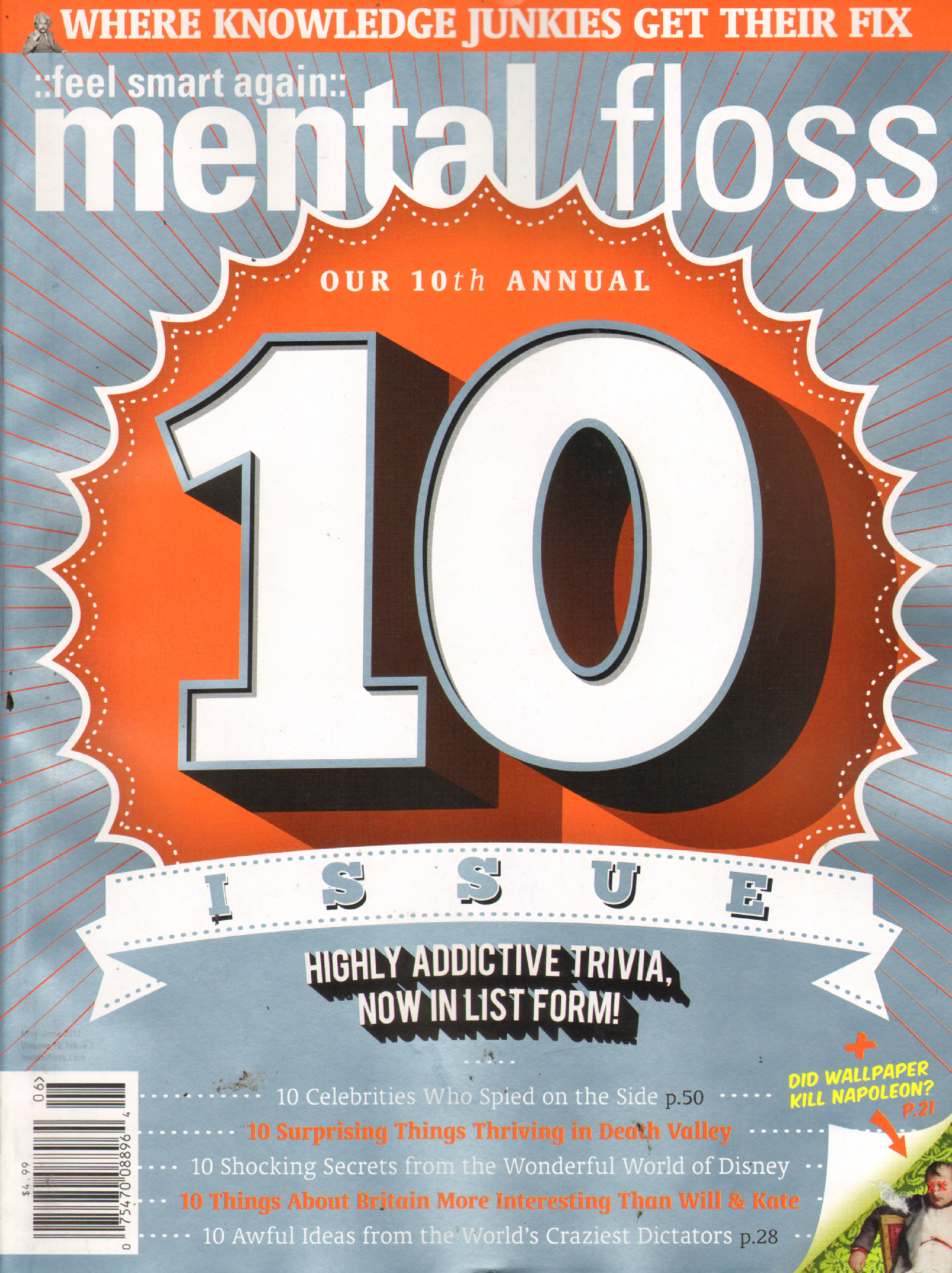 Mental-Floss May 01, 2011 Issue Cover
