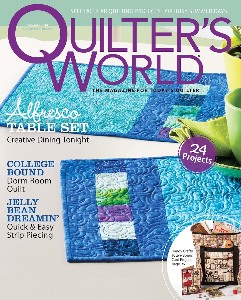 Quilters-World June 01, 2014 Issue Cover