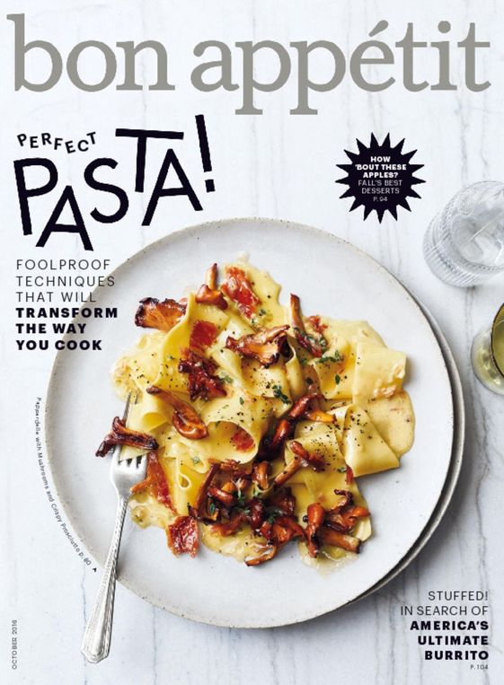 Bon-Appétit October 01, 2016 Issue Cover