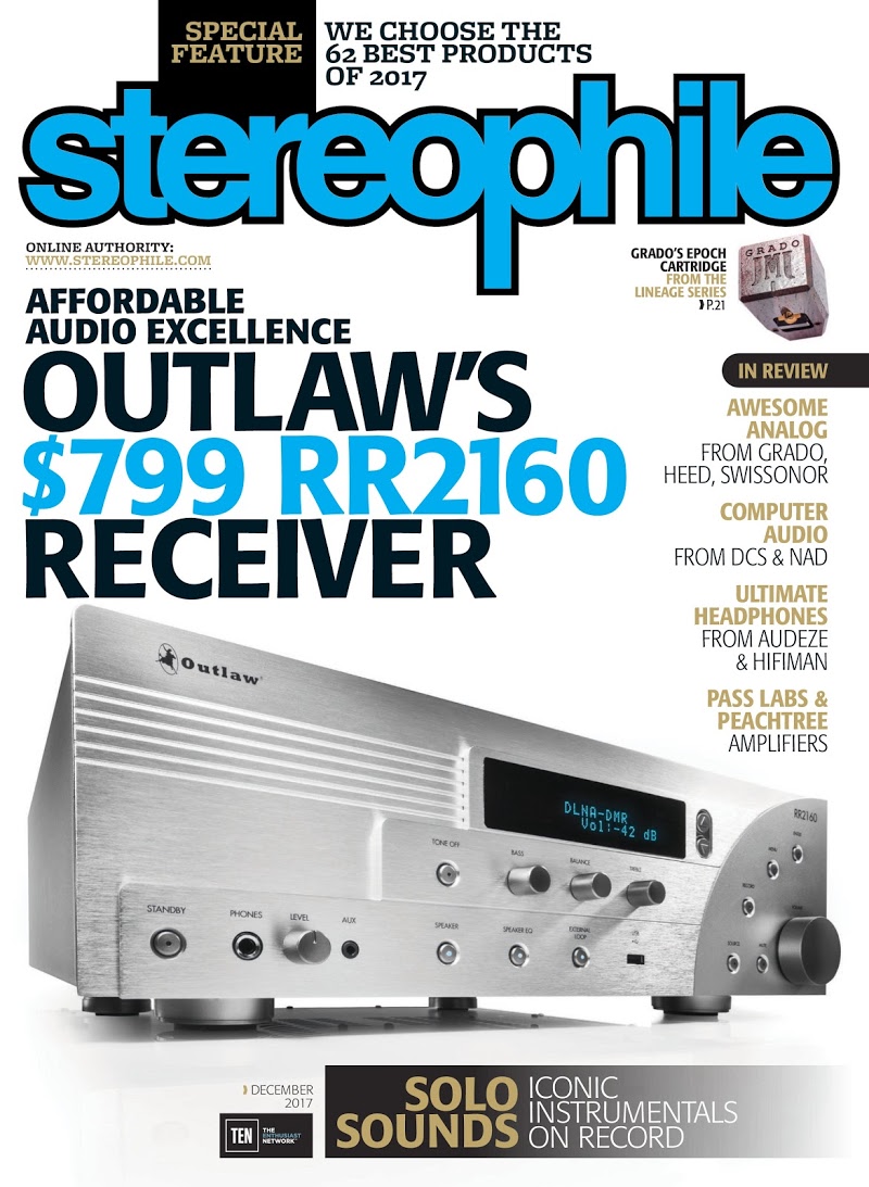 Stereophile December 01, 2017 Issue Cover
