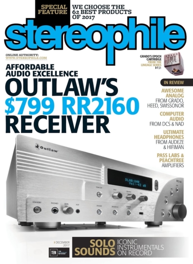Stereophile December 01, 2017 Issue Cover