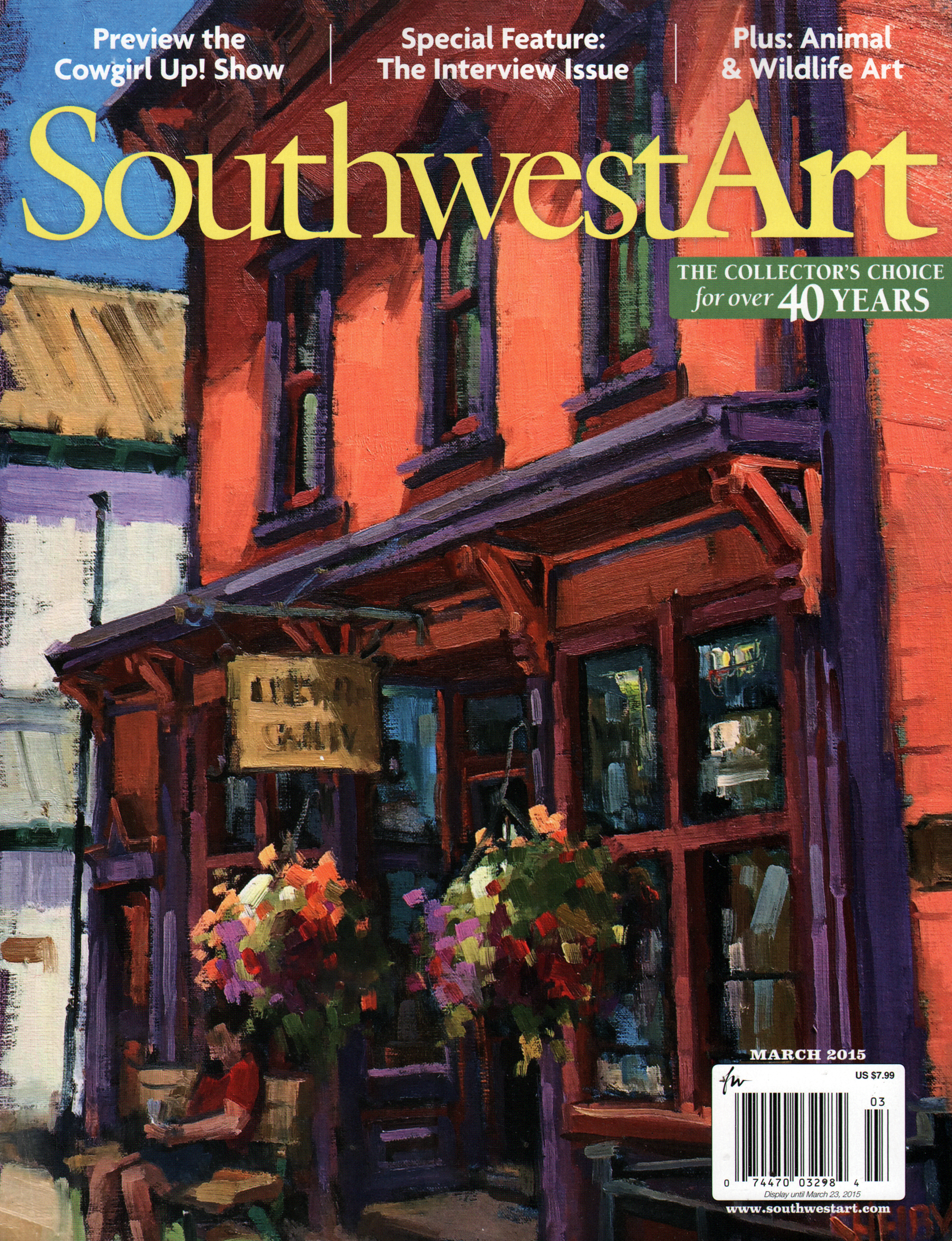 Southwest-Art March 01, 2015 Issue Cover