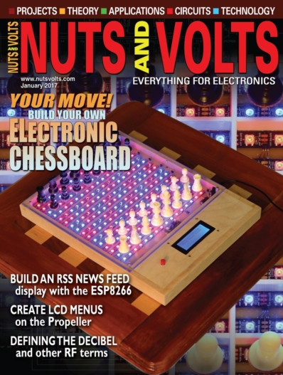 Nuts & Volts January 01, 2017 Issue Cover