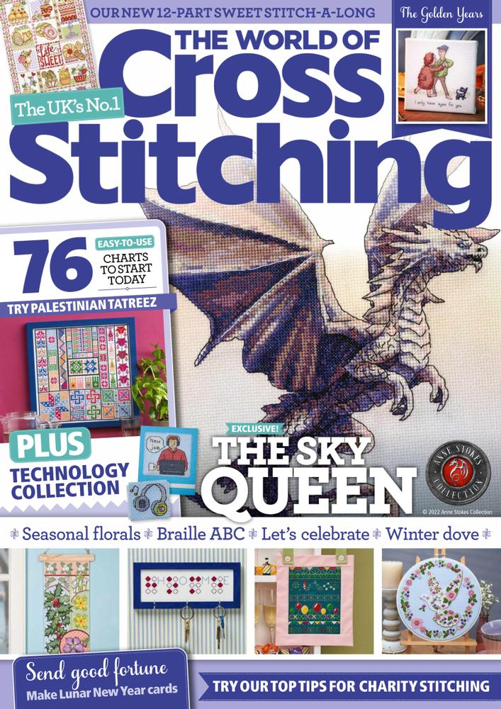 The-World-of-Cross-Stitching January 01, 2023 Issue Cover