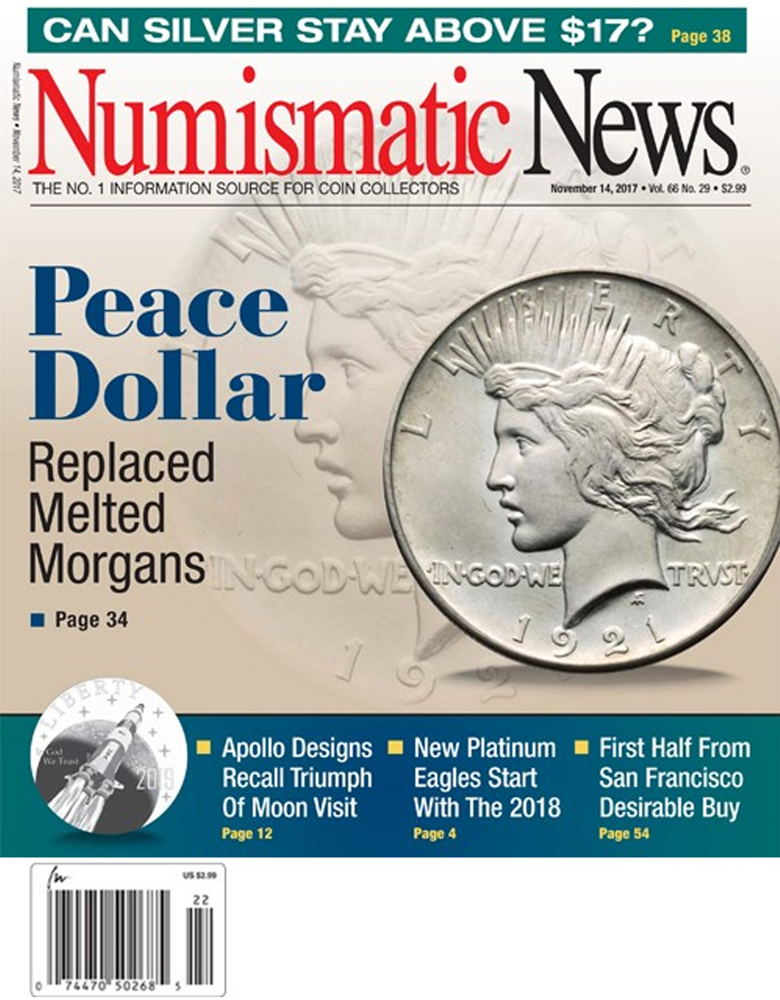 Numismatic-News November 14, 2017 Issue Cover