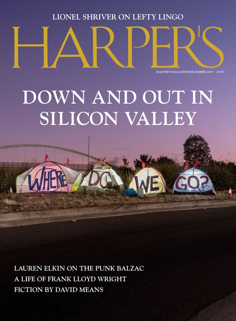 Harpers December 01, 2019 Issue Cover