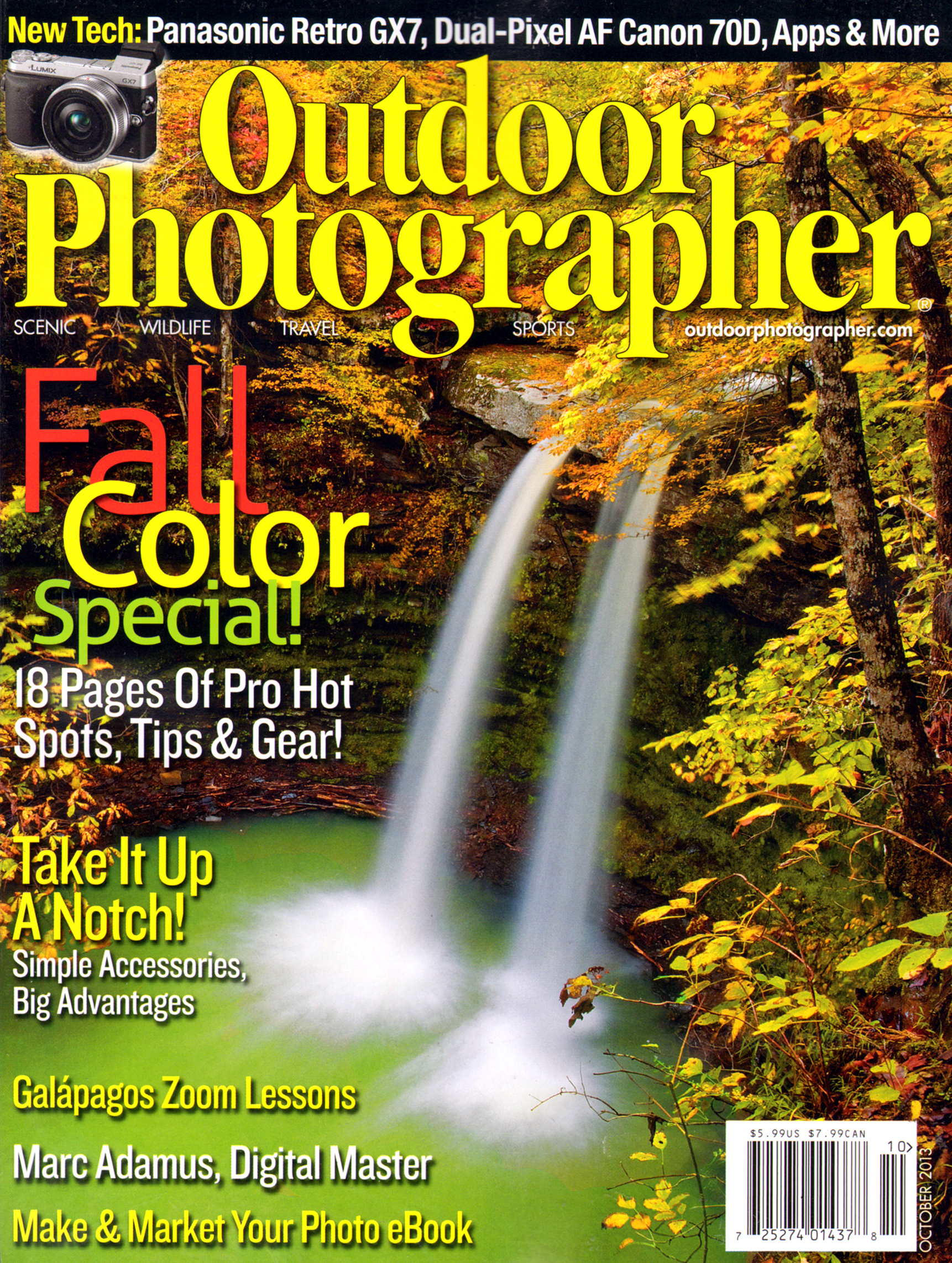 outdoor-photographer October 01, 2013 Issue Cover